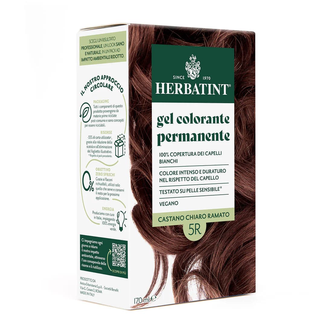 Herbatint 5R Châtain Roux – Colorant pour Cheveux