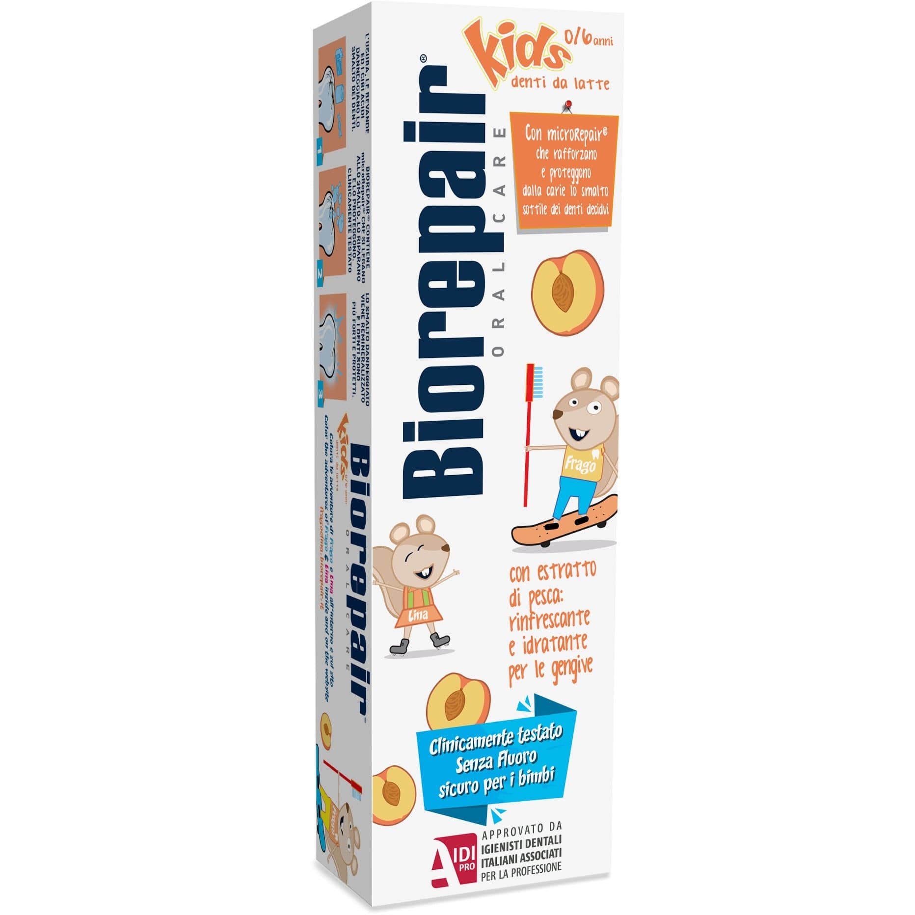 BIOREPAIR KIDS Dentifrice Pêche – 50 ml
