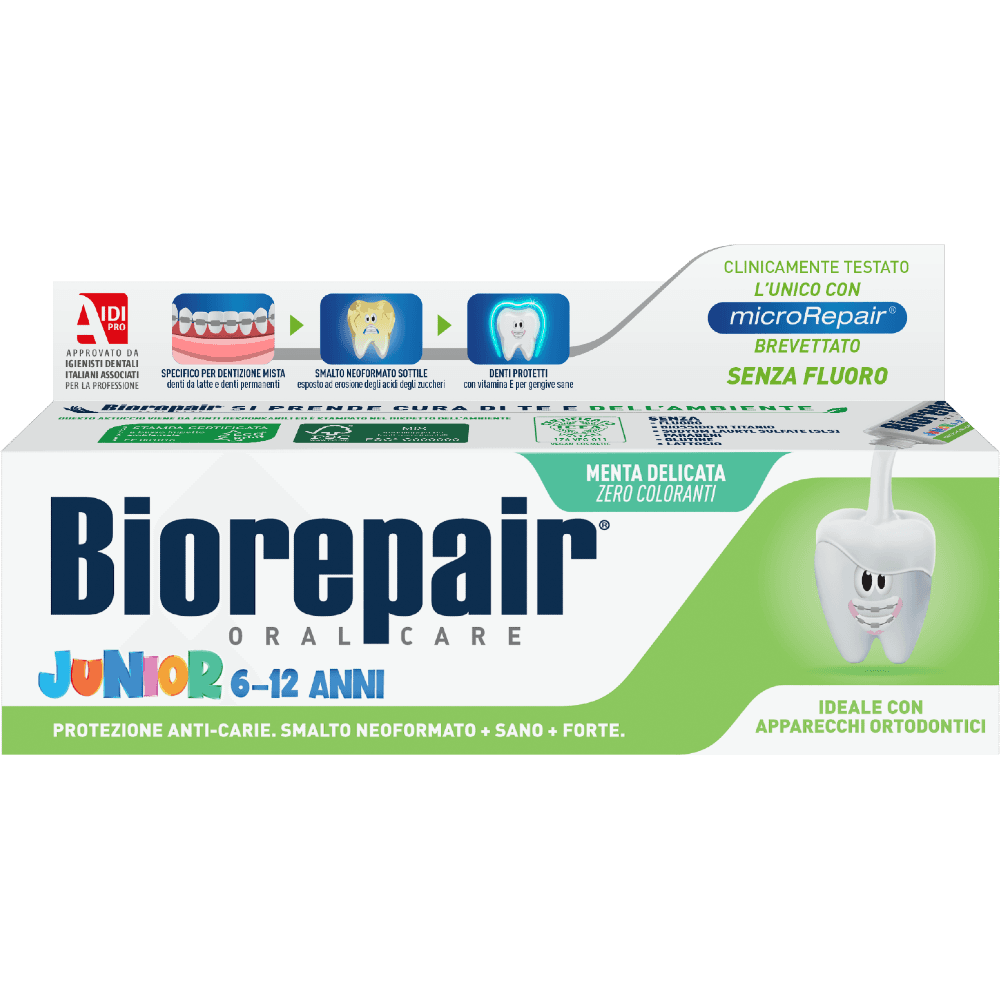 BIOREPAIR JUNIOR Zahnpasta 6–12 Jahre – 75 ml