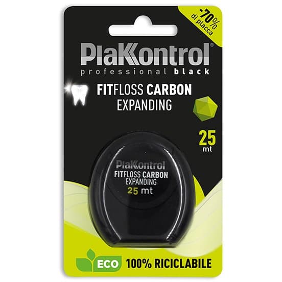 Plakkontrol Fit Floss Carbon – 25 m