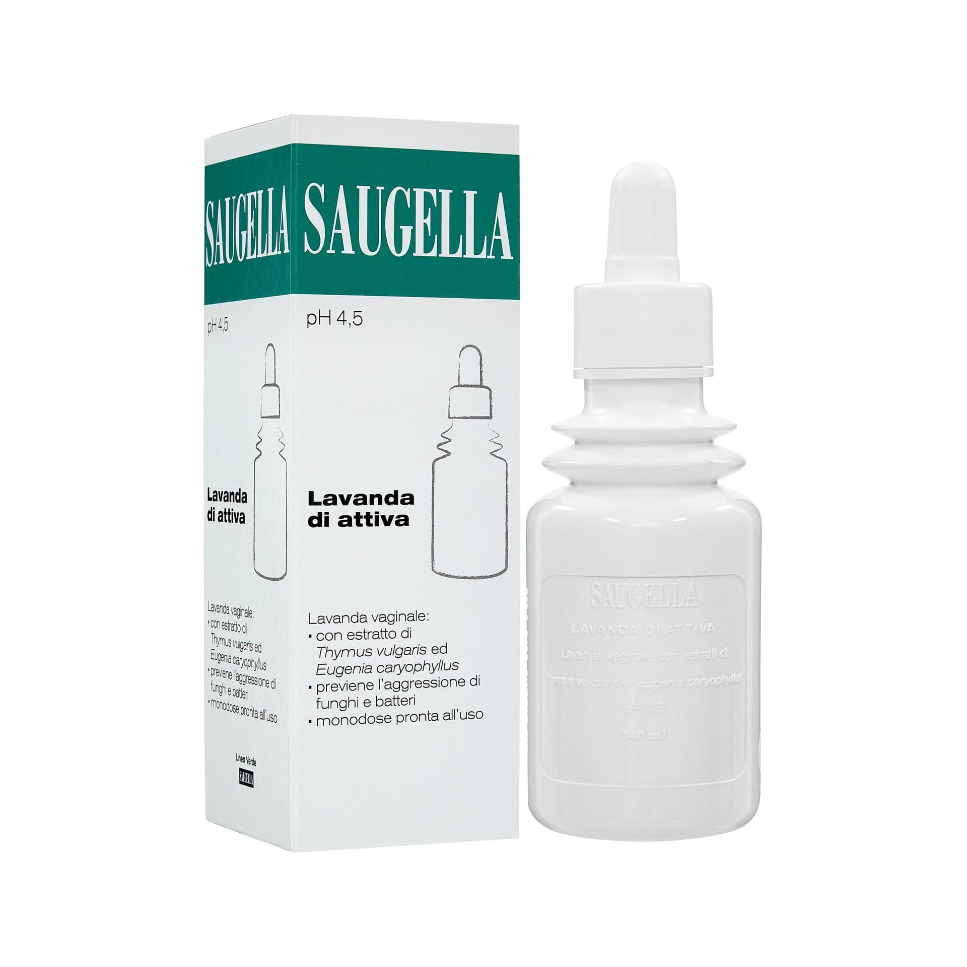 Saugella Lavanda Vaginale Attiva – 1 ampoule 140 ml