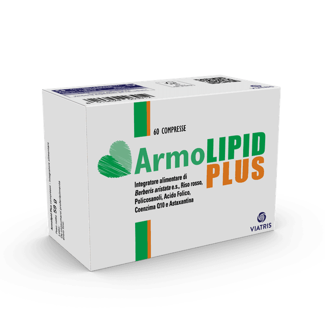 Berbérine + Levure de riz rouge – 60 comprimés | Armolipid Plus