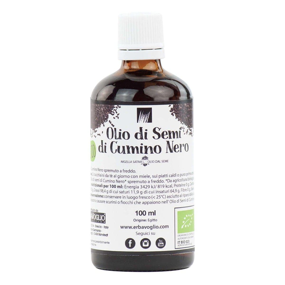 Huile de Nigelle Bio – Complément Alimentaire