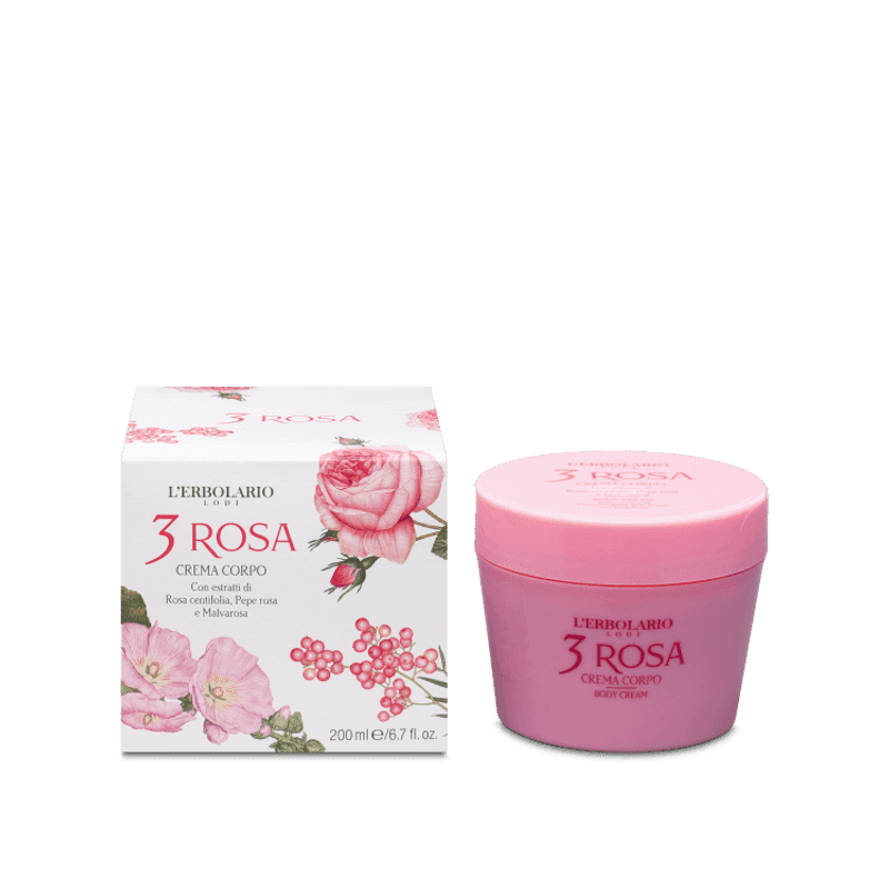 Erbolario Tre Rose Körpercreme – 200 ml