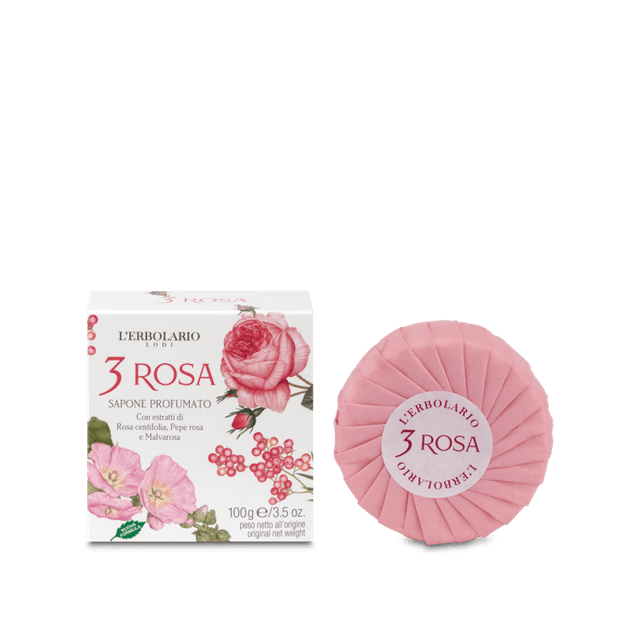 Erbolario Tre Rose Savon – 100 g