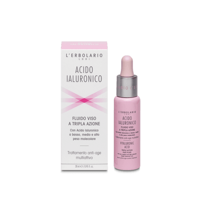 Erbolario Fluide Acide Hyaluronique Triple Action – 30 ml