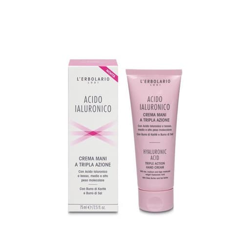 L'Erbolario Crème Mains à l'Acide Hyaluronique Triplex