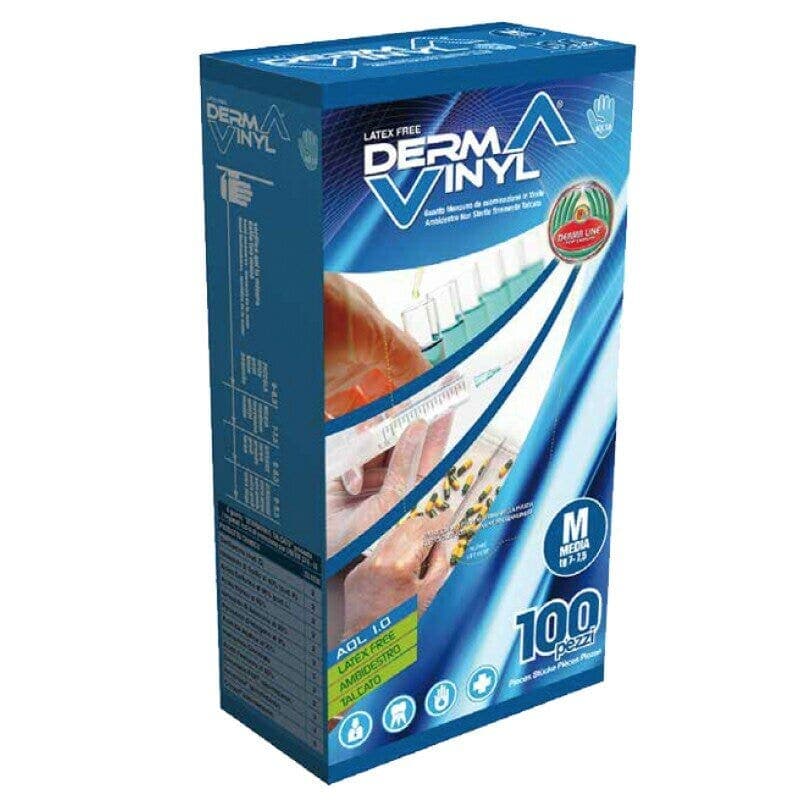 Dermavinil Vinyl-Handschuhe M – 100er Pack