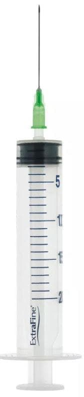 Seringue 20 ml – Raccord Luer-Lock, 1 pièce