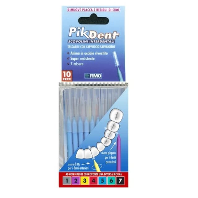 Pikdent Fil dentaire – 10 pièces, Taille 5