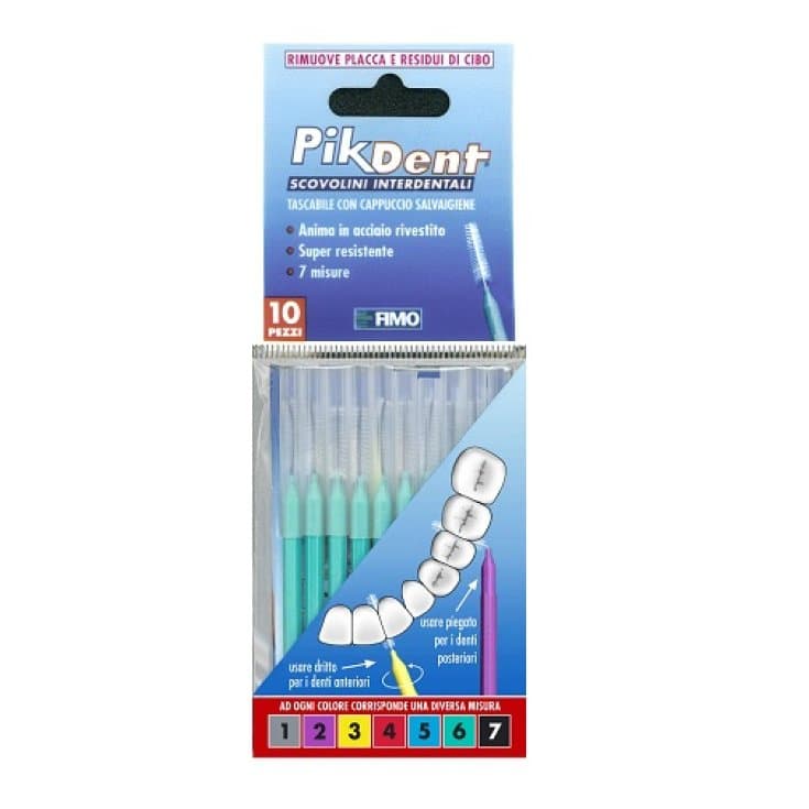 Pikdent Fil dentaire – 10 pièces, Taille 6