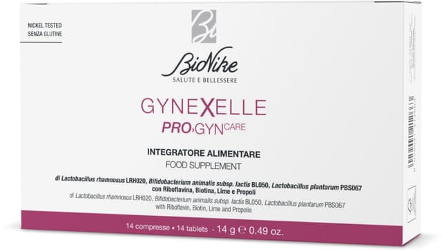 Propolis + Probiotiques (ferments lactiques) – 14 comprimés | BioNike Gynexelle Pro Gyn Care