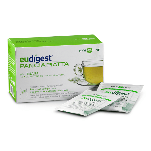 Fenouil + Gingembre – 20 sachets | Eudigest Tisane Après Repas