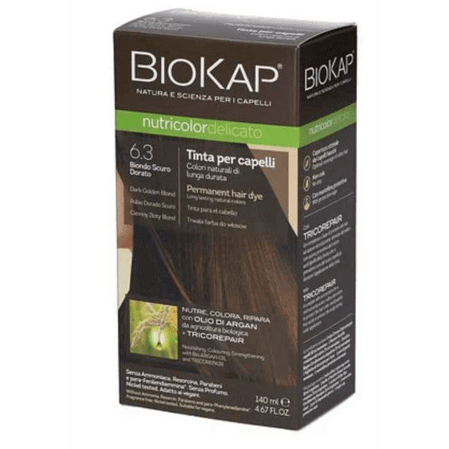 Biokap Nutricolor Delicato 6.30 Bio Scandinave Foncé