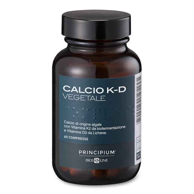 Calcium + Vitamine D3 – 60 comprimés | Principium Calcio K D Veg