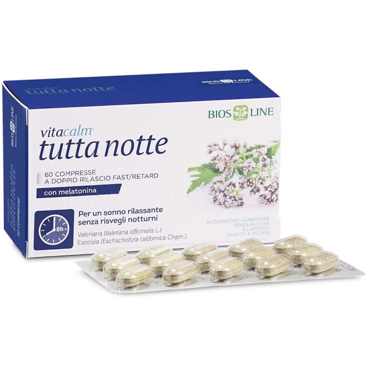 Vitacalm Tutta Notte Mel – 60 comprimés