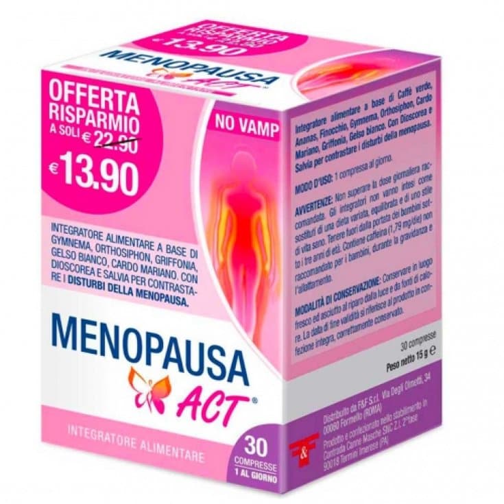 Menopausa Act – 30 comprimés