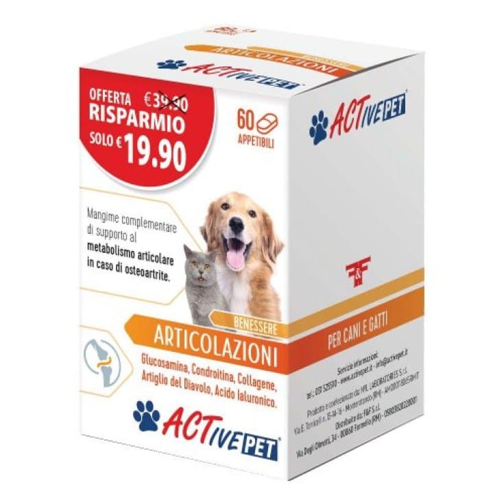 Active Pet Artikulationen – 60 Tabletten