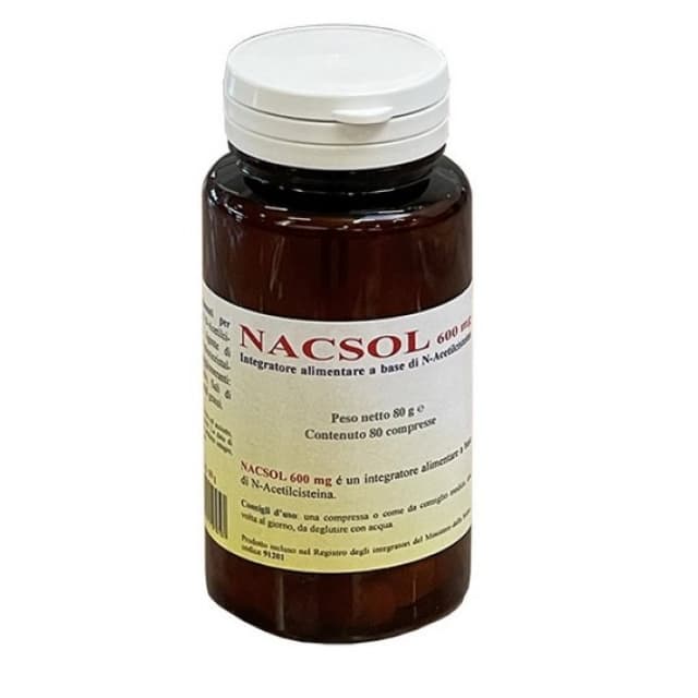 N-acétylcystéine – 80 comprimés | NACSOL
