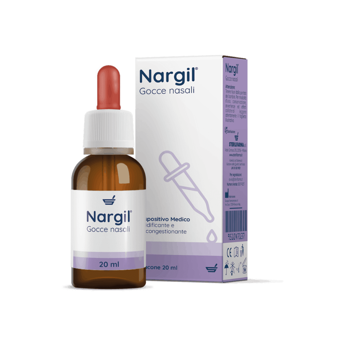 Nargil Gouttes Nasales – 20 ml