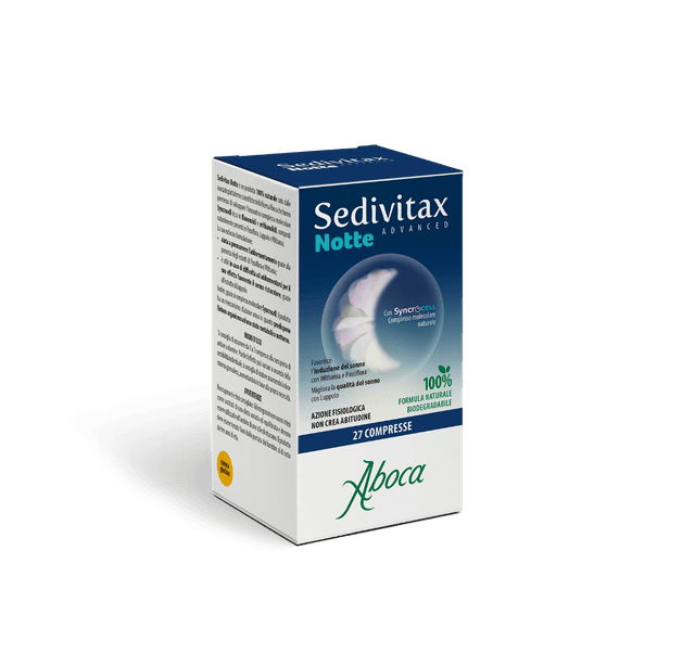 Valériane + Passiflore – 27 comprimés | Sedivitax Notte Advanced