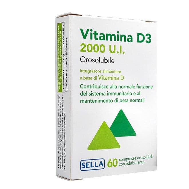 Vitamine D3 2000 UI Orosol – 60 comprimés