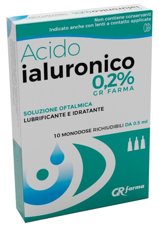 Acide hyaluronique 0,2% – Gouttes oculaires