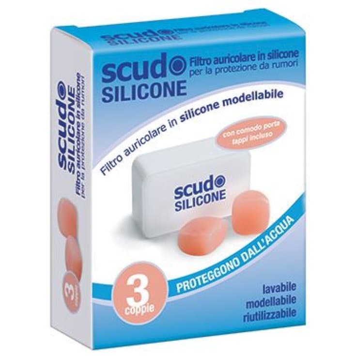 Earplug Scudo – 3 Paar Silikon Ohrstöpsel