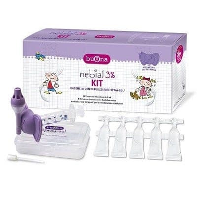 Nebial 3% Kit – 20 Ampoules + Spray