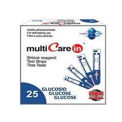 Multicare Glucose – 25 bandelettes réactives