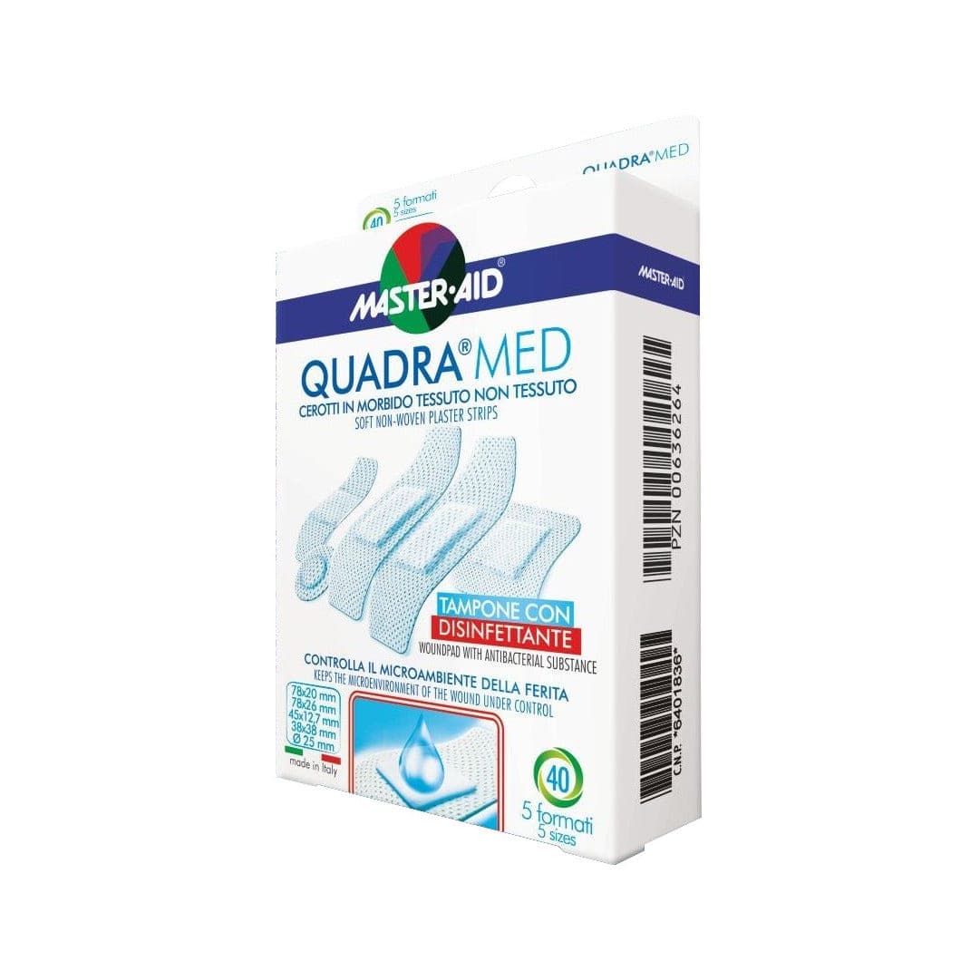 QUADRA-40 CER ASSORTIS – Pansements assortis 40 pcs