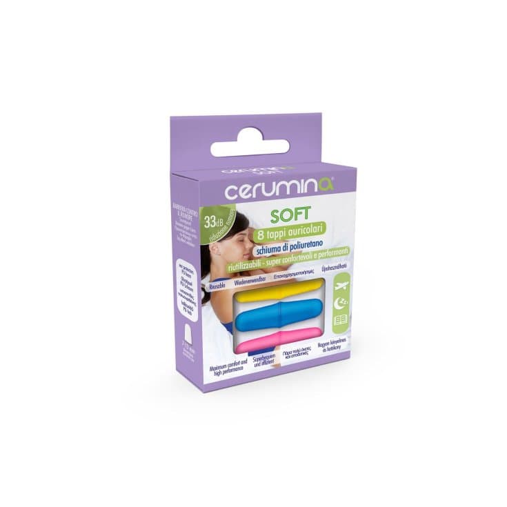Cerumina Ohrstöpsel Soft – 8 Stück