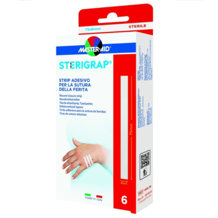 Sterigrap Str 75x6 mm – Bandes stériles de fermeture de plaies