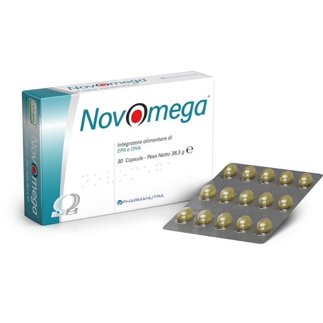 Oméga-3 EPA et DHA + Vitamine E – 30 gélules | Novomega Integration