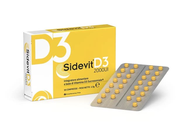 Vitamine D3 – 30 comprimés | Sidevit D3 2000 IU
