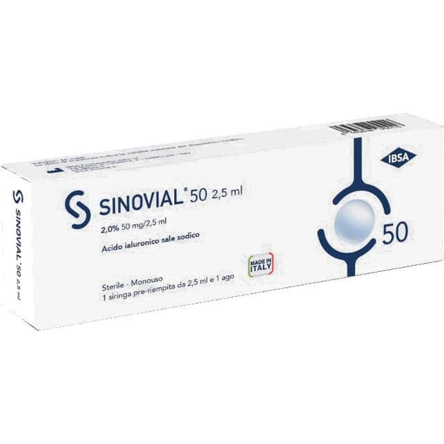Sinovial 50 – 1 ampoule de 2,5 ml