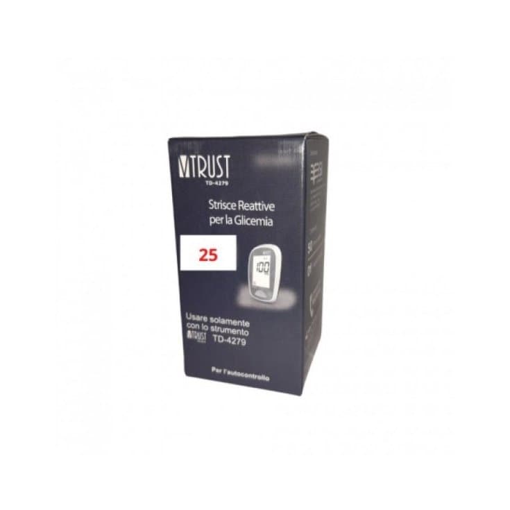 VTRUST Bandelettes Réactives Glycémie – 25 pièces