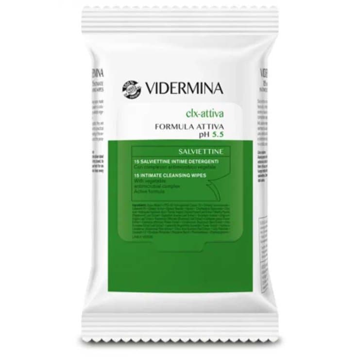 Vidermina CLX Attiv Intim – 15 lingettes