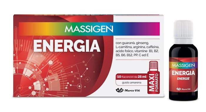 Massigen Energia – 10 Ampullen à 25 ml
