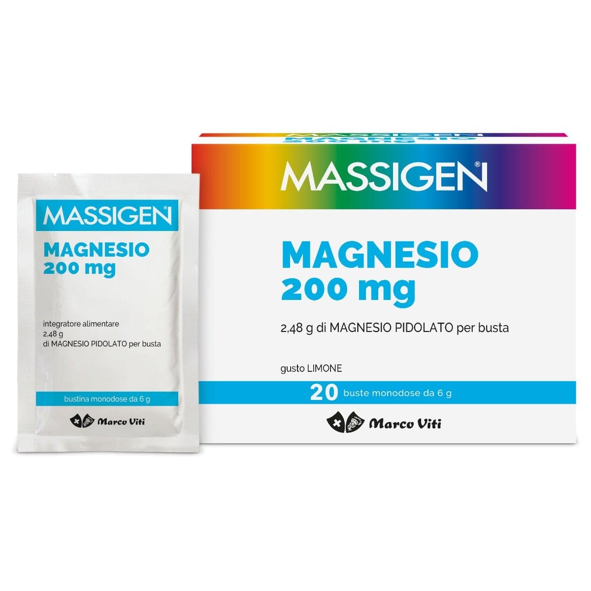 Massigen Magnesio Pidolato – 20 Beutel
