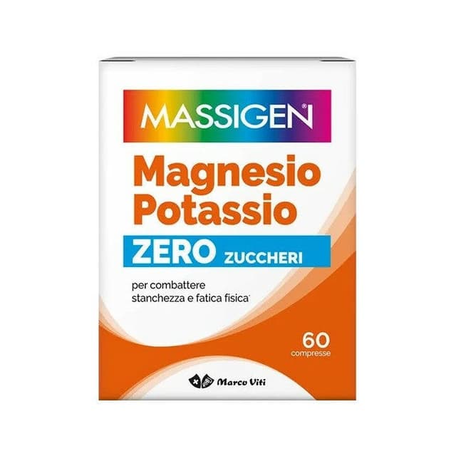 Potassium + Magnésium – 60 comprimés | Massigen Magnesio Potassio
