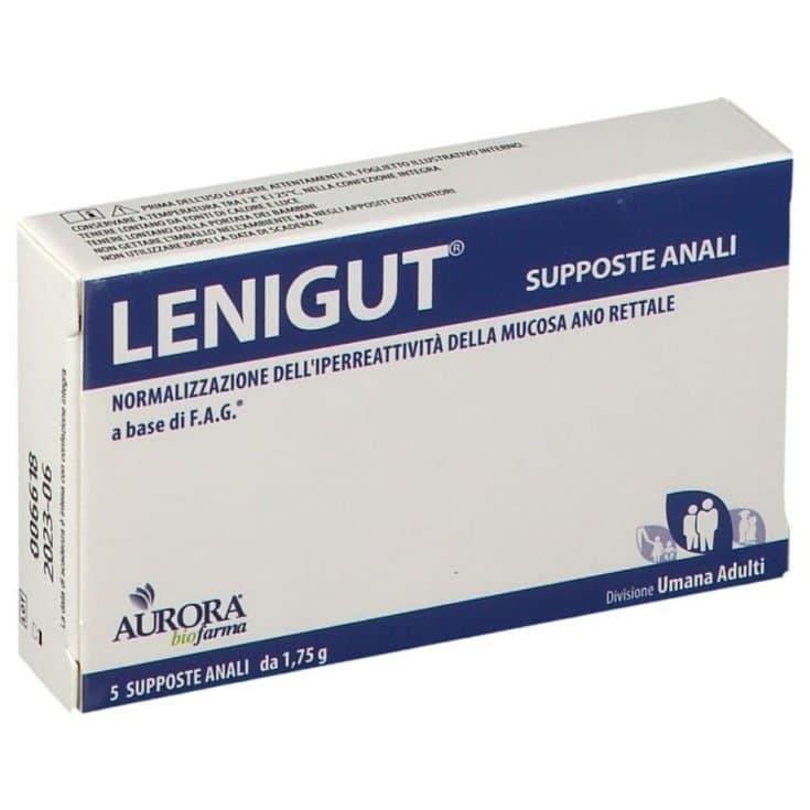 Lenigut Suppositoires Anaux – 5 pièces