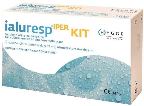 Ialuresp Iper Kit – 15 ampoules + nébuliseur