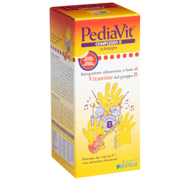 Complexe vitamines B + Calcium – 100 ml | Pediavit Sirop Complexe B