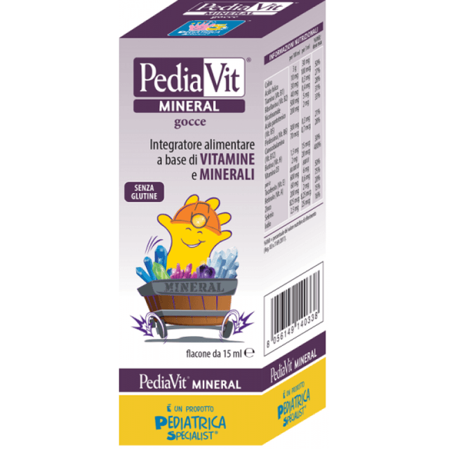 Multivitamines + Calcium – 15 ml | Pediavit Mineral Gouttes