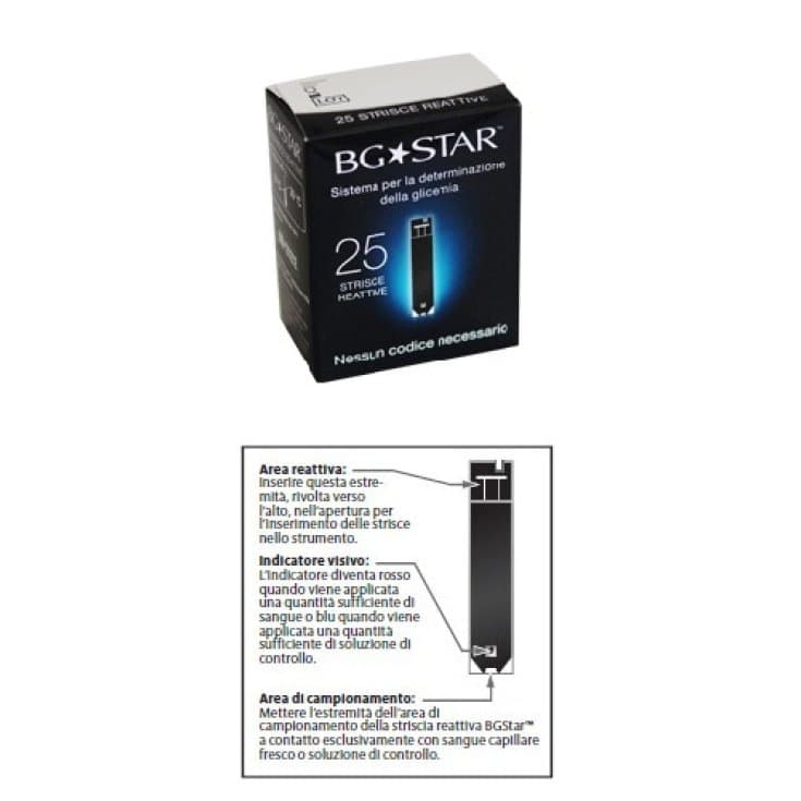 BGStar MyStarExtra Bandelettes Réactives – 25 pièces