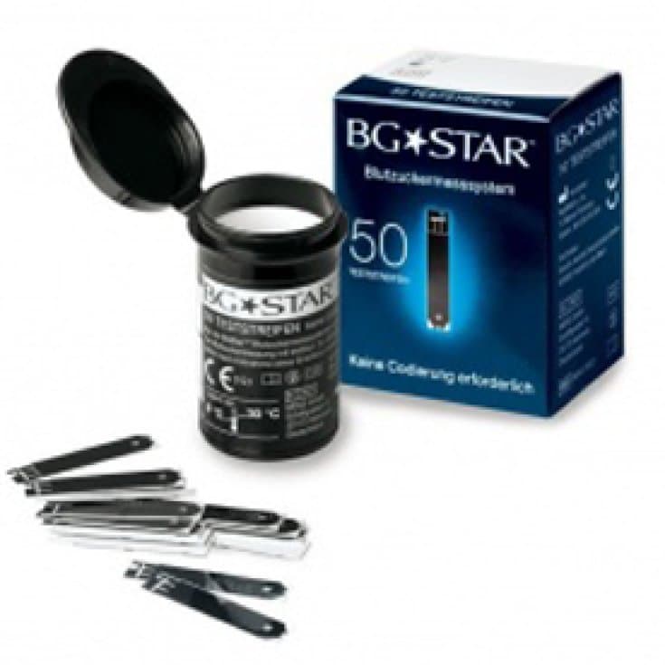 BGStar MyStarExtra Bandelettes Réactives – 50 pièces