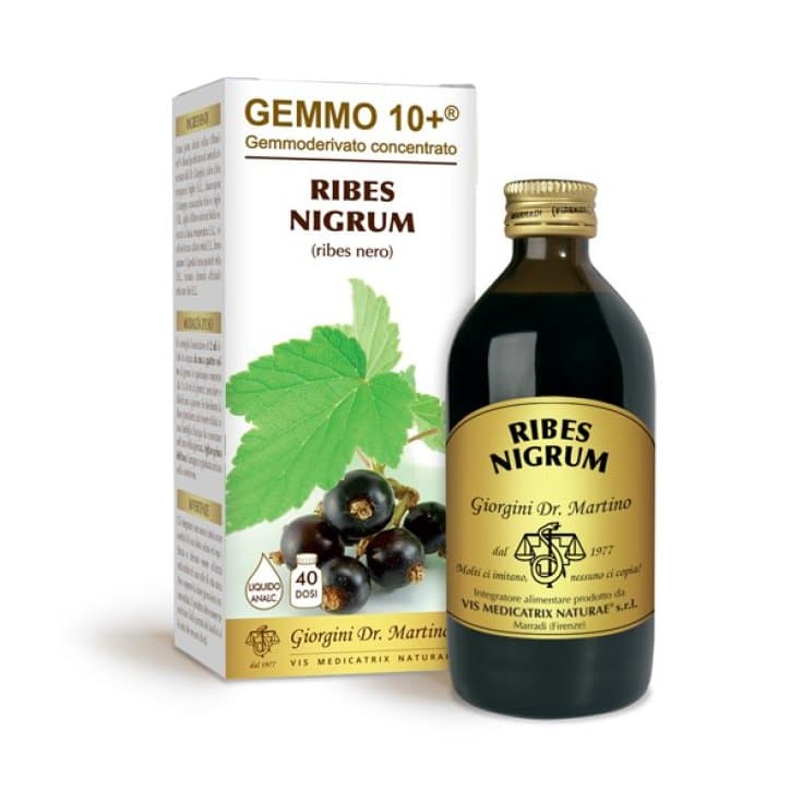 Ribes Nero Analcoolico – 10 ml + 200 ml Gemmoterapeut