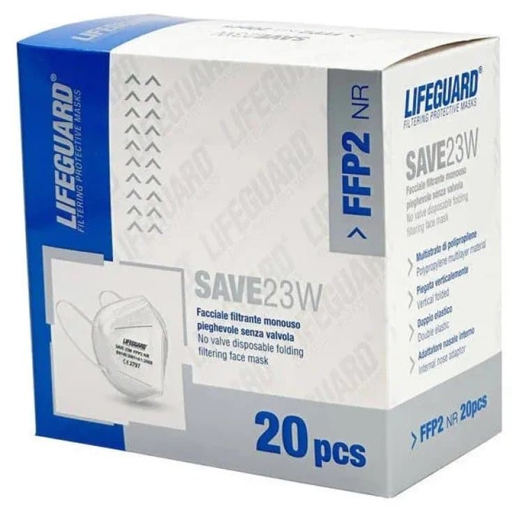 LIFEGUARD FFP2 Masque de Protection – 20 pièces
