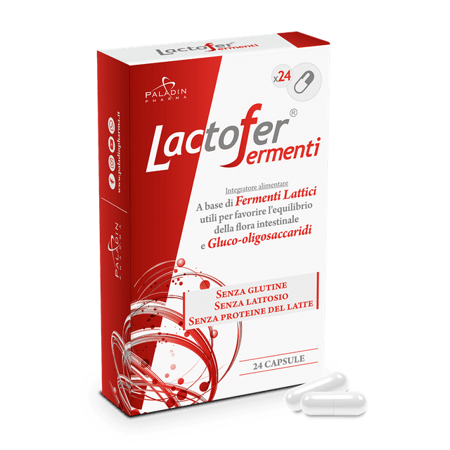 Probiotiques (ferments lactiques) – 24 gélules | Lactofer Fermenti